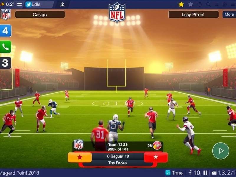 Vishakhapatnam NFL Point Boss team management interface